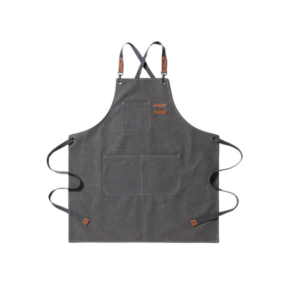 Premium Cotton Canvas Cross-Back Apron