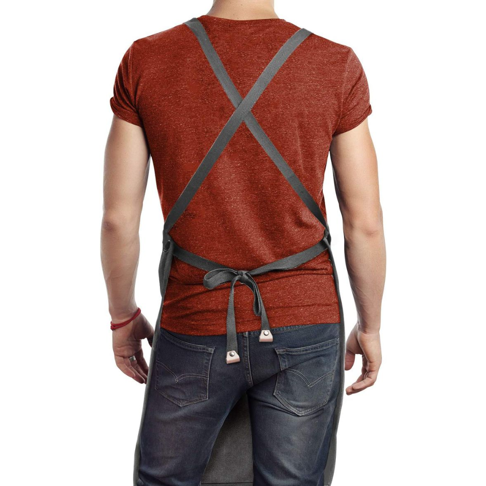 Premium Cotton Canvas Cross-Back Apron