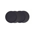 Black Silicone Drink Coasters 4-Pack DealRush