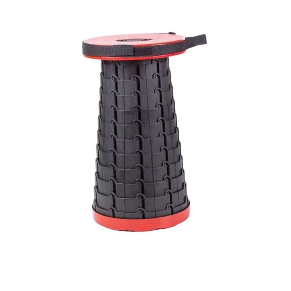 Retractable Portable Camping Folding Stool - Lightweight Collapsible Outdoor Seat