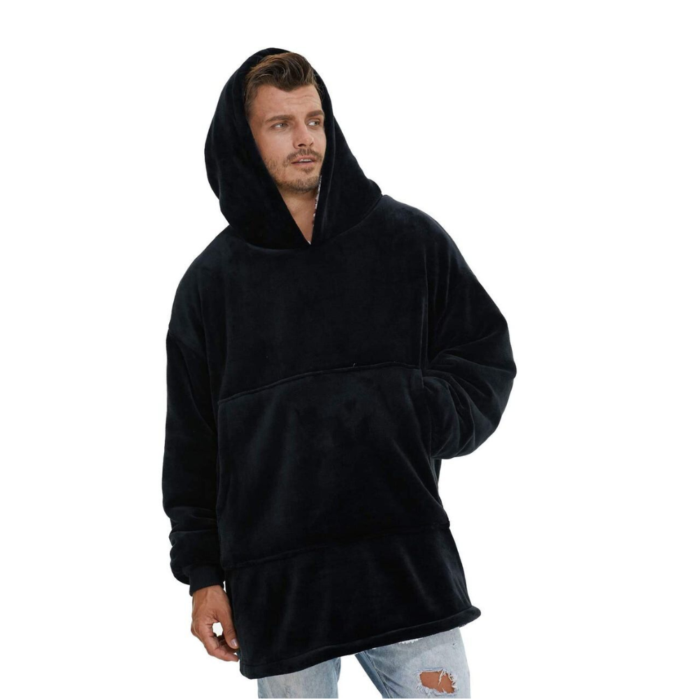 Oversized Fleece Blanket Hoodie – Ultra Soft & Warm