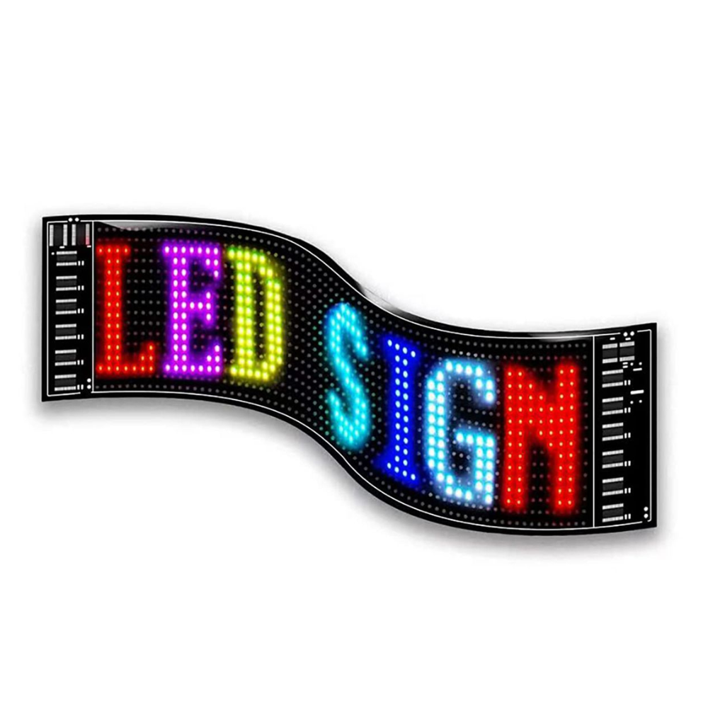 Flexible Colourful LED Matrix Panel - App Controlled Smart Display (3 Size Options)
