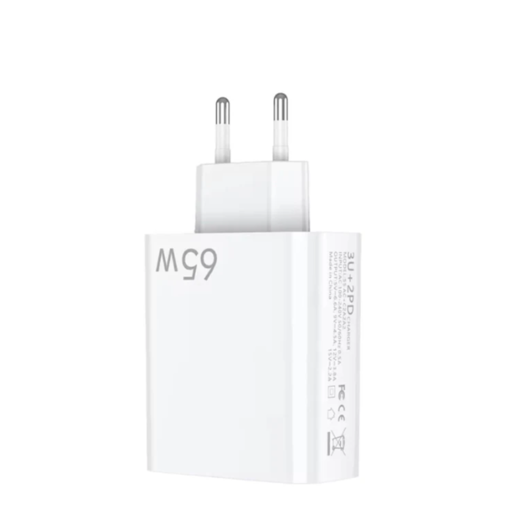 5-Port 65W PD Fast Charging Station - USB-A & USB-C Multi-Device Charger DealRush