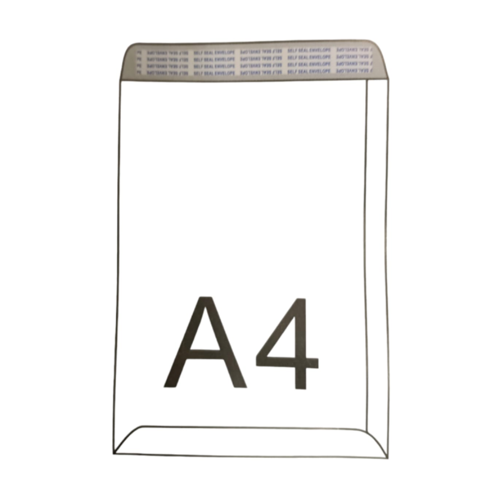 A4 White Envelope - 50 Pack Self Seal Plain 229x324mm