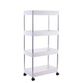 4 Tier Movable Storage Rack with Wheels DealRush