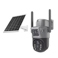 WiFi Solar Security Camera 4MP - Dual Lens 360° PTZ with Night Vision & Motion Detection DealRush