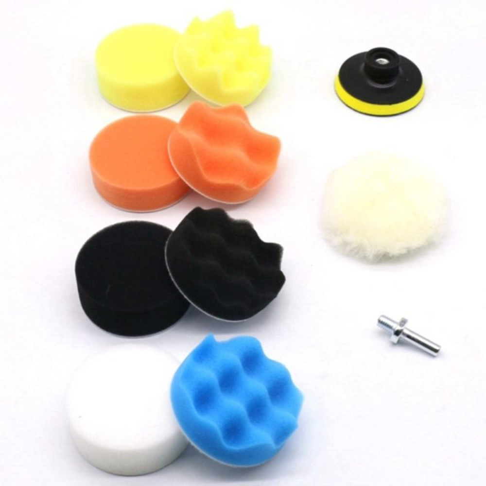 11-Piece Car Foam Polishing Pad Set