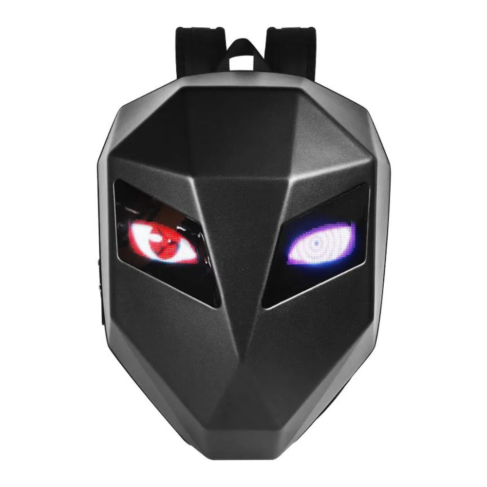 LED Rider Backpack - 3D Hard Shell with Dynamic LED Display & Bluetooth Control