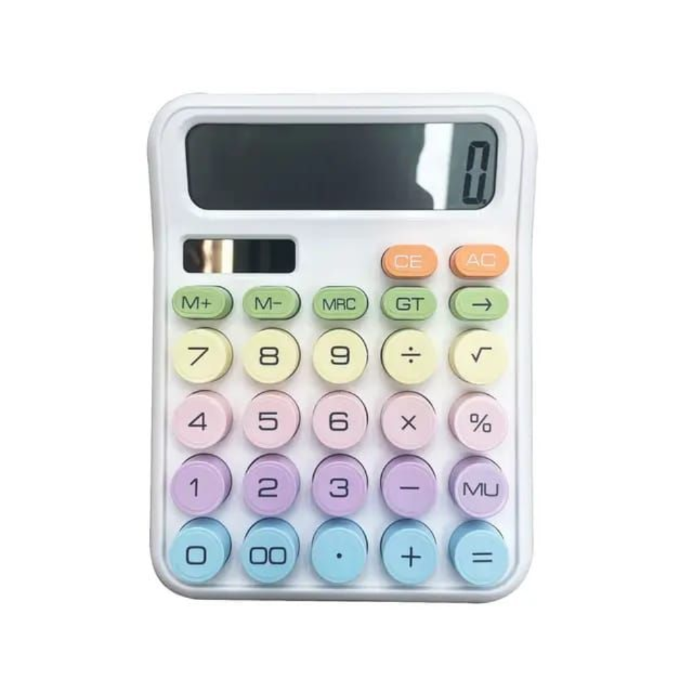 Eco-Friendly Solar Calculator with Battery Backup