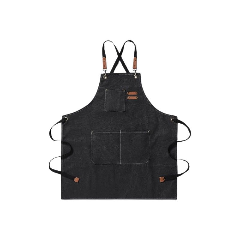 Premium Cotton Canvas Cross-Back Apron