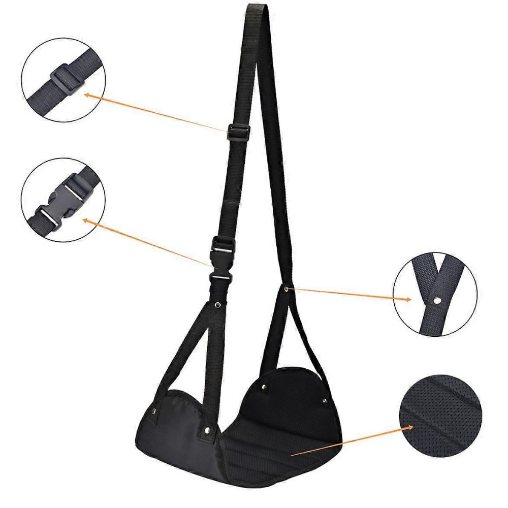 Portable Airplane Foot Rest Hammock – Travel, Office & Home Use
