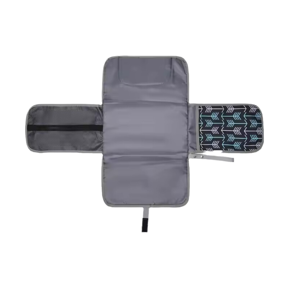 Portable Foldable Baby Changing Mat - Waterproof Travel Diaper Station with Carrying Handle