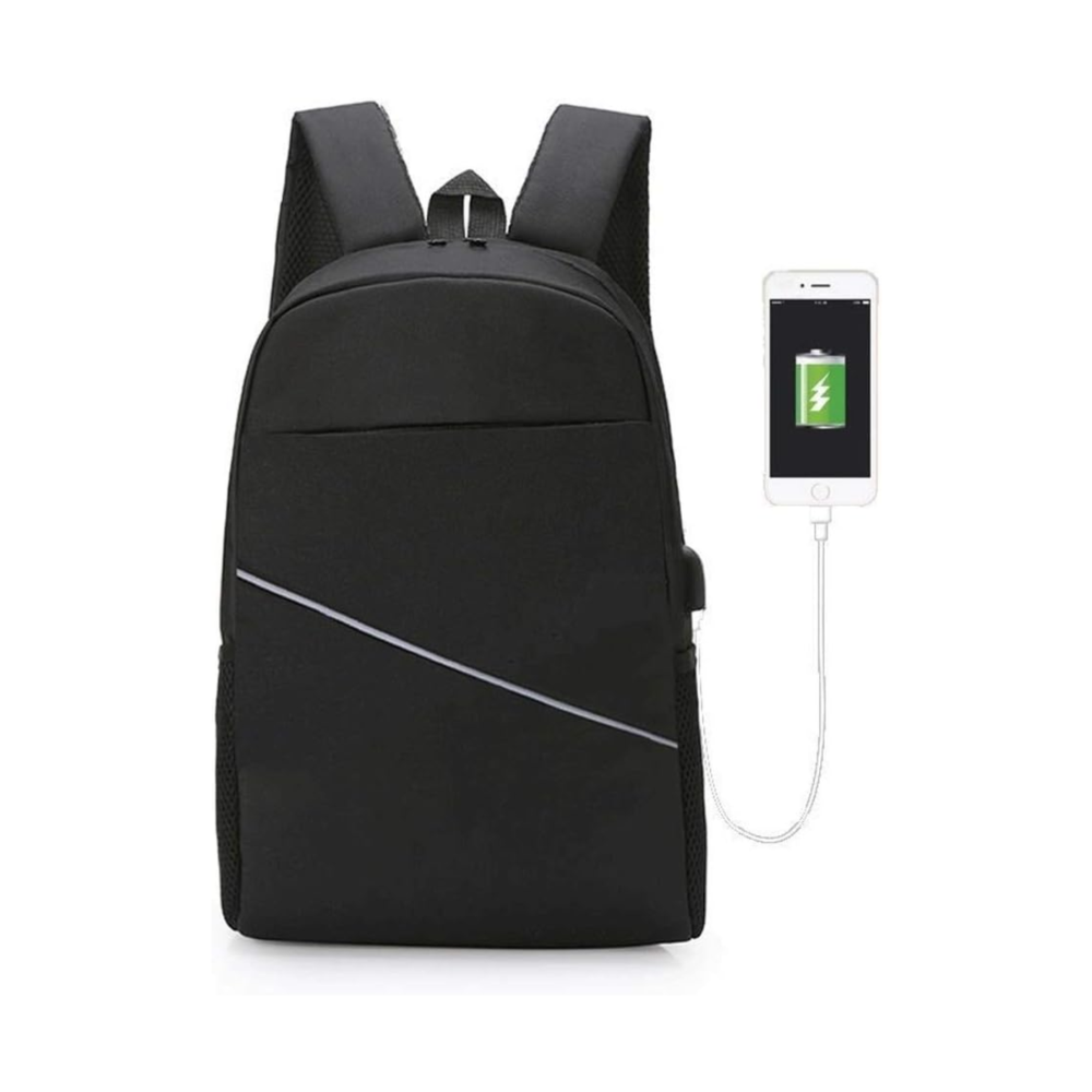 Contemporary Anti-Theft Laptop Backpack with USB Charging Port