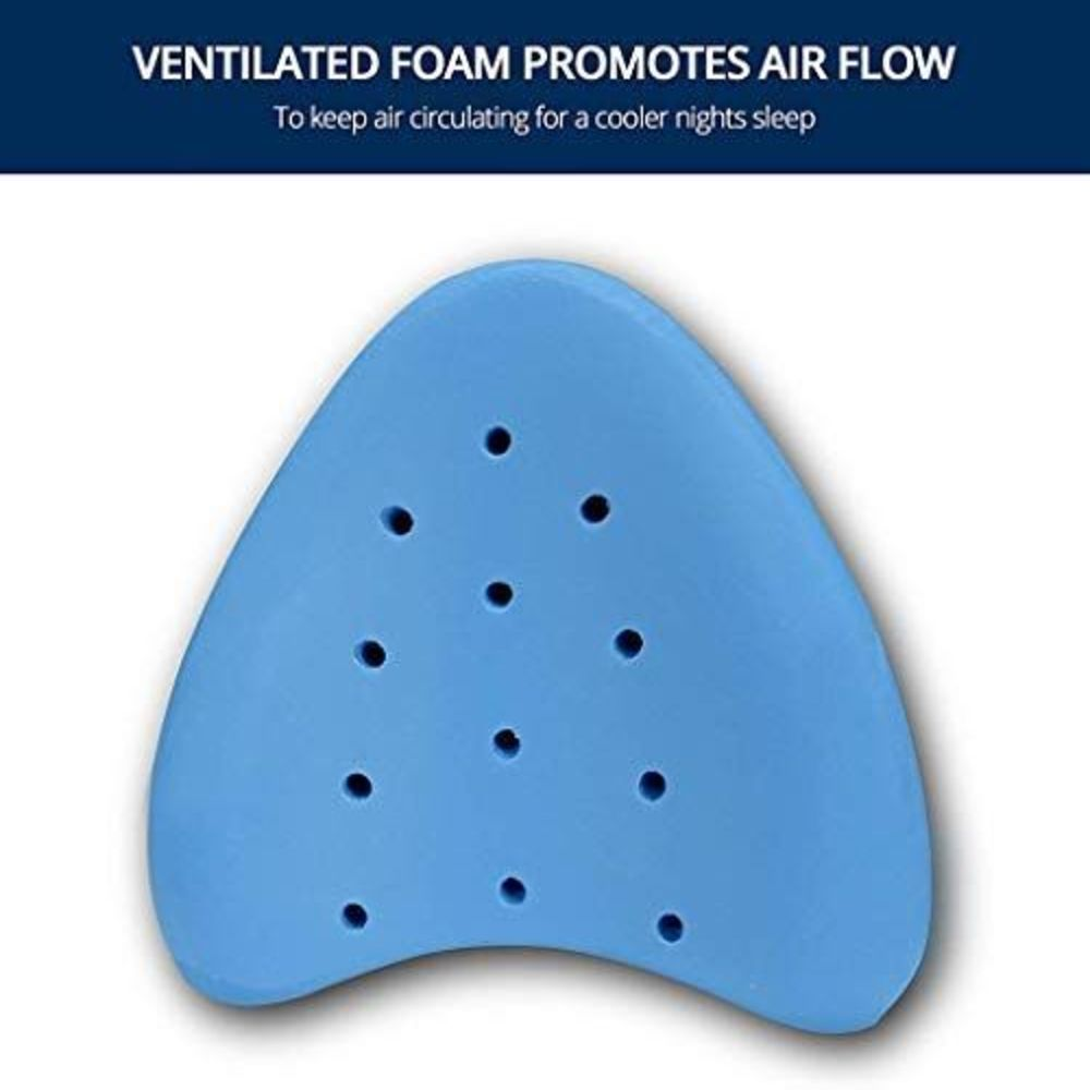 Orthopedic Leg Pillow - Memory Foam Knee Support for Sciatica & Back Pain Relief