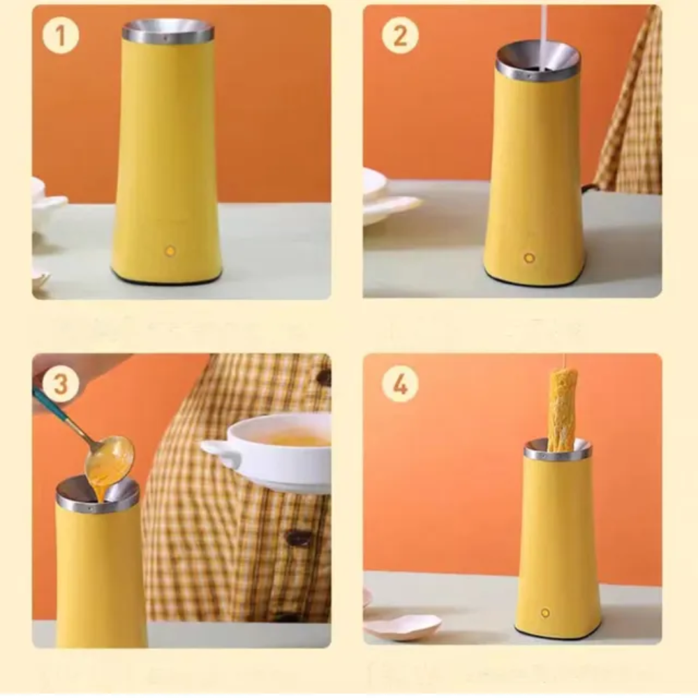 Mini Multi-purpose Egg Roll Machine - Automatic Breakfast Maker with Non-Stick Coating