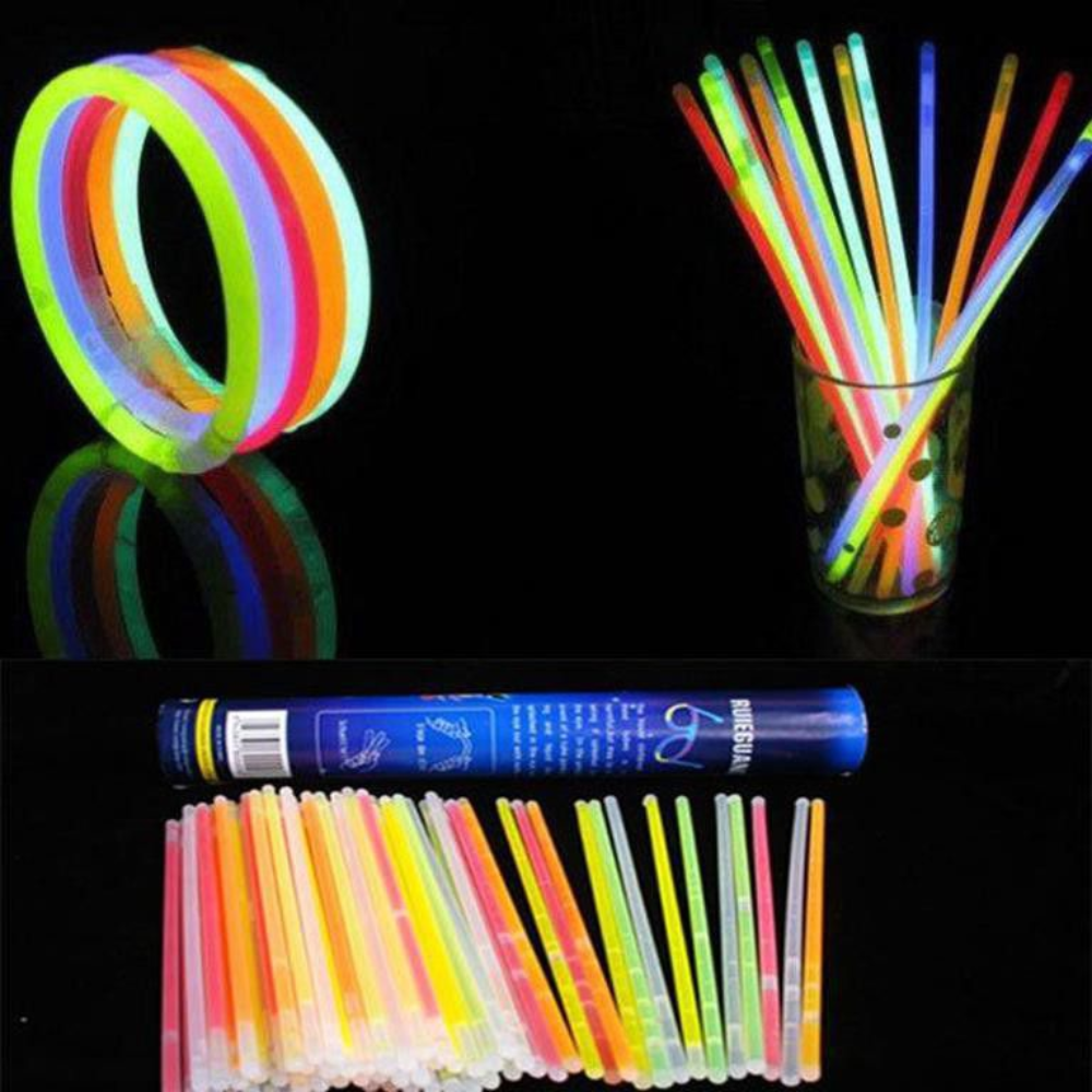 Glow Stick Bracelets – Multi-Color Light-Up Party Accessories for Kids & Adults
