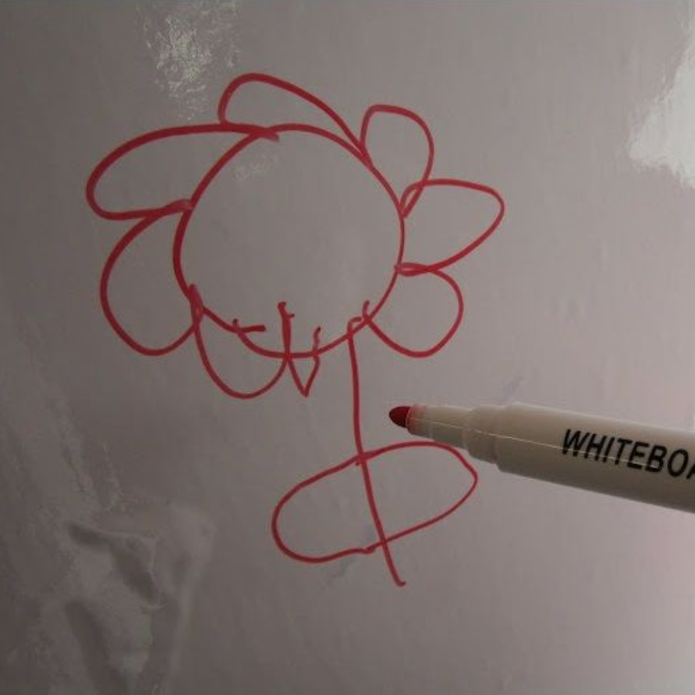 2M Self-Adhesive Whiteboard Wallpaper - 45x200cm Vinyl with Free Dry Marker DealRush