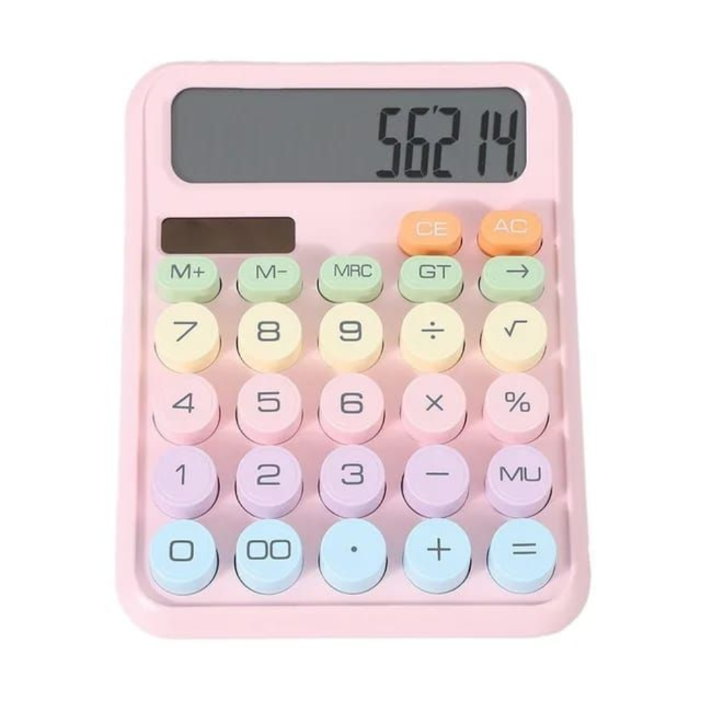 Eco-Friendly Solar Calculator with Battery Backup