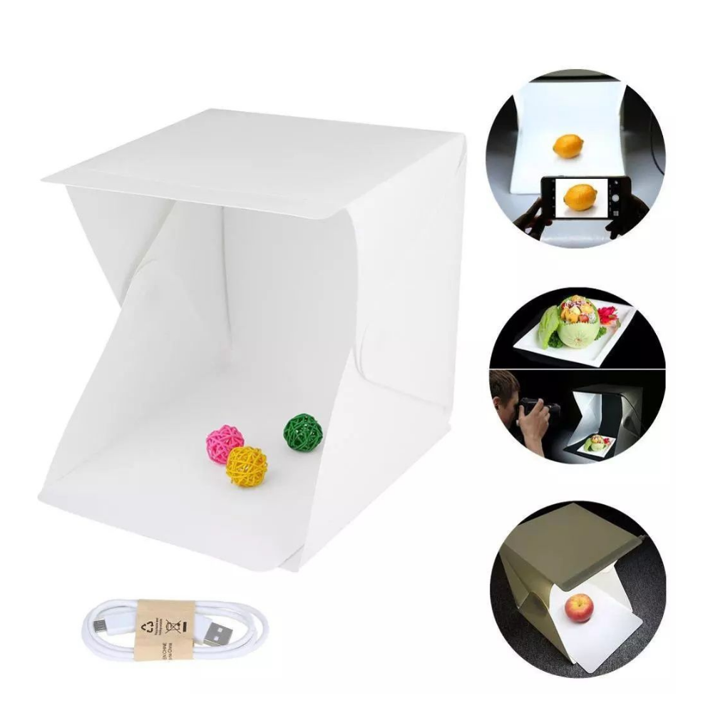 20cm LED Folding Mini Photo Light Box Studio