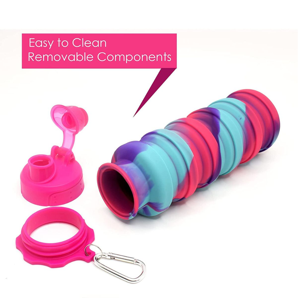 Collapsible Silicone Water Bottle 500ml