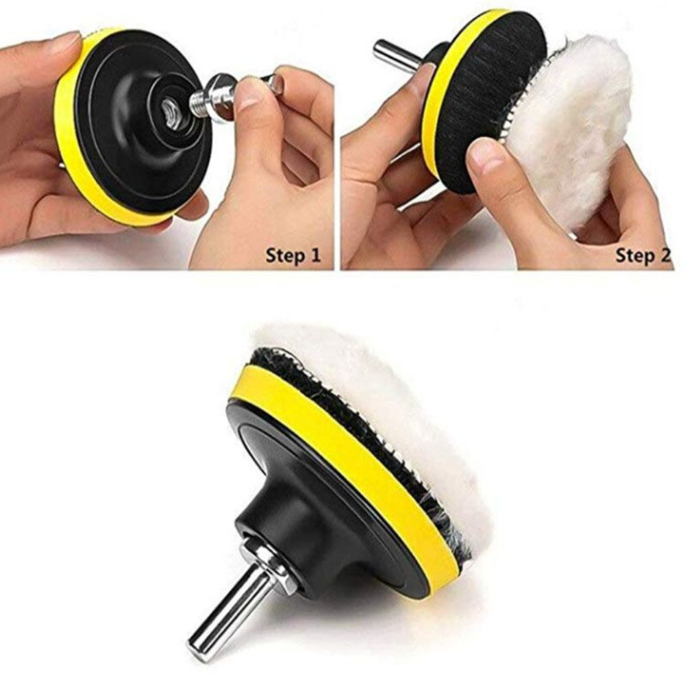 11-Piece Car Foam Polishing Pad Set