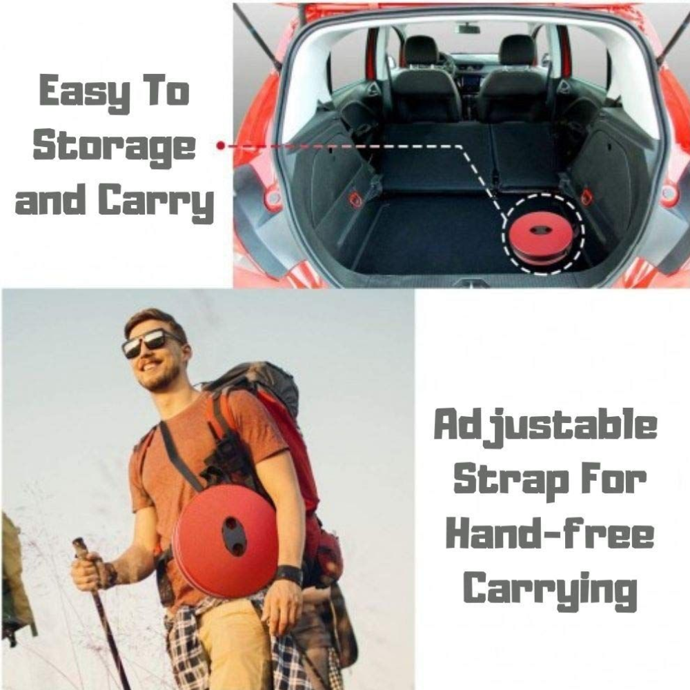 Retractable Portable Camping Folding Stool - Lightweight Collapsible Outdoor Seat