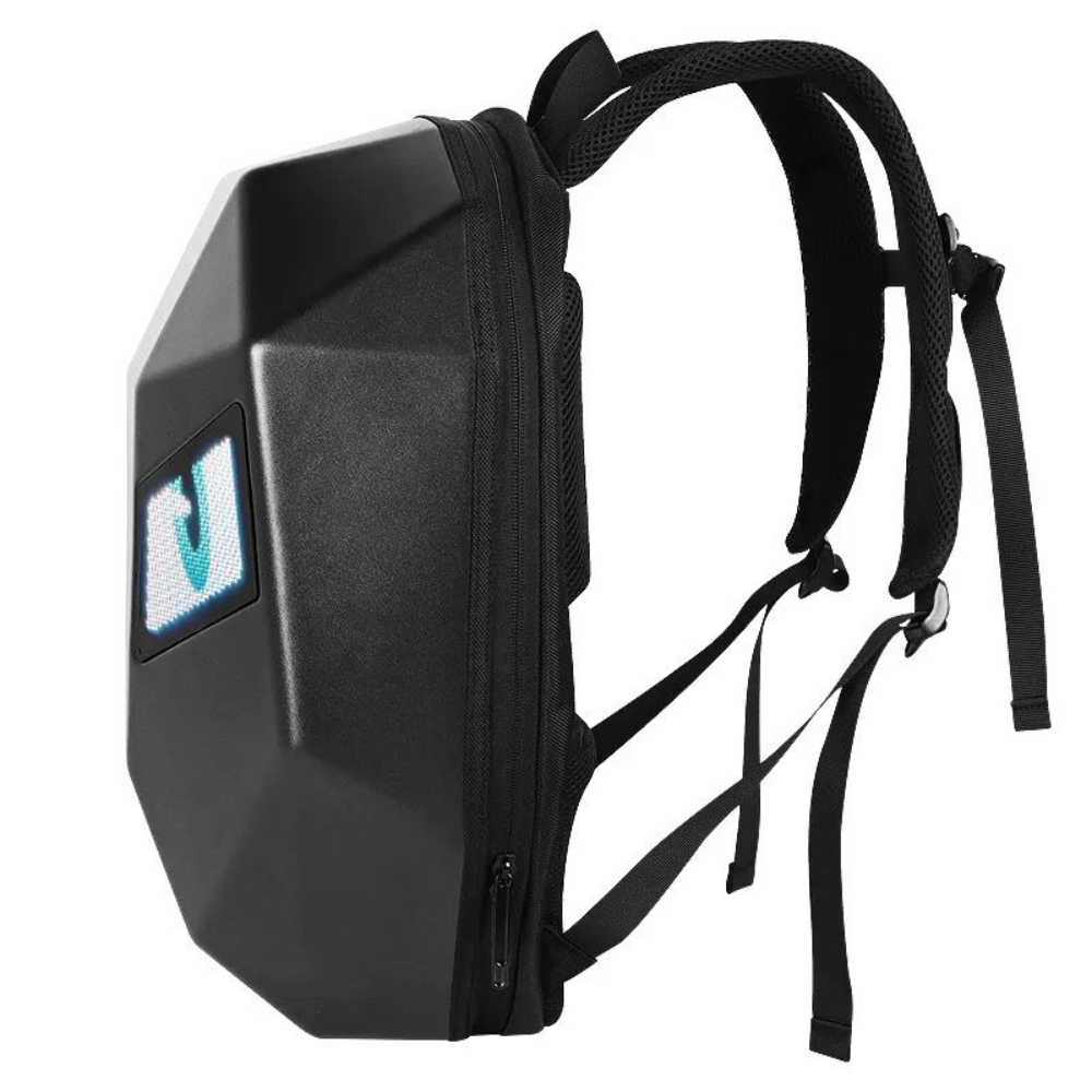 LED Rider Backpack - 3D Hard Shell with Dynamic LED Display & Bluetooth Control
