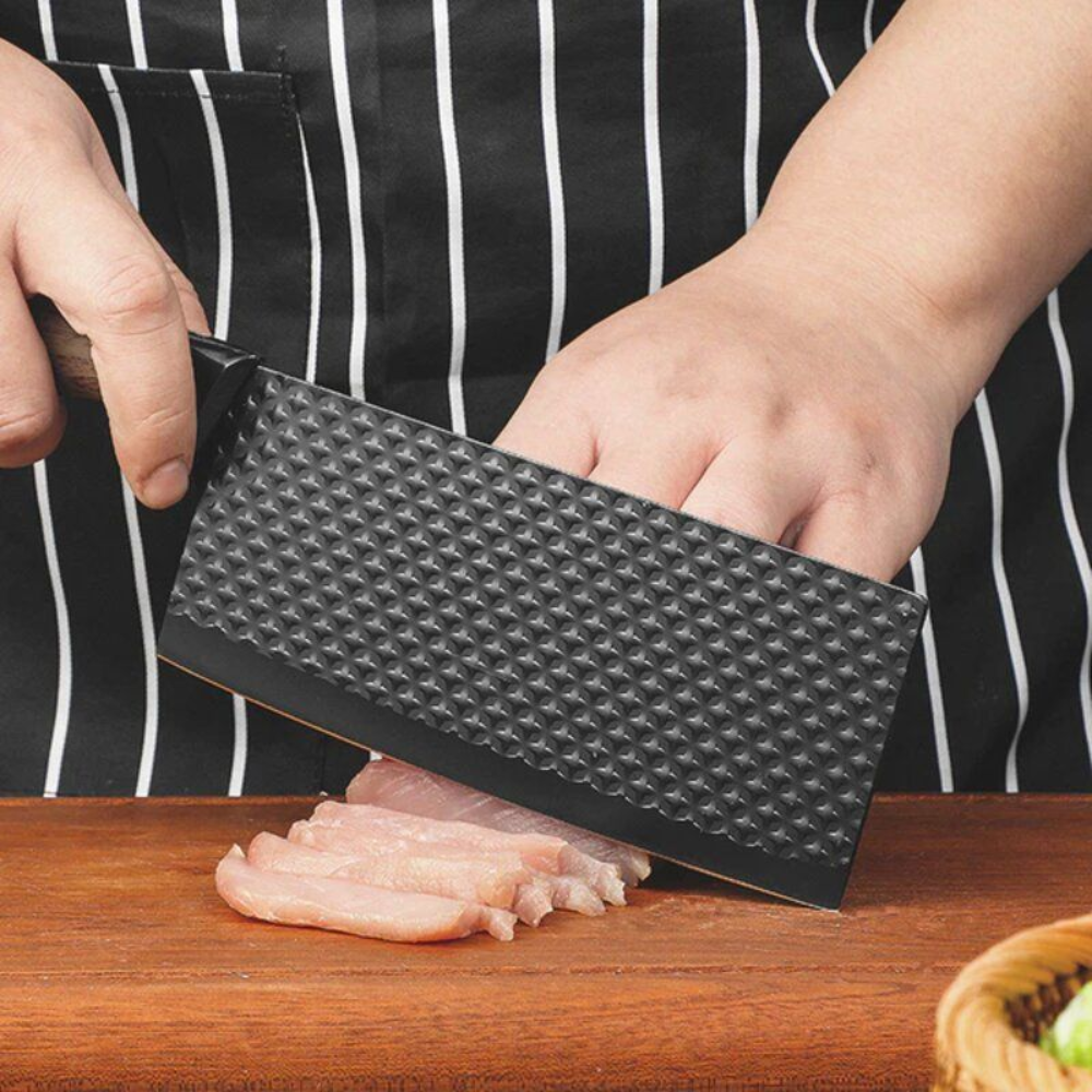 6-Piece Lightweight Kitchen Knife Set - Eco-Friendly Wheat Straw Handles with Stainless Steel Blades