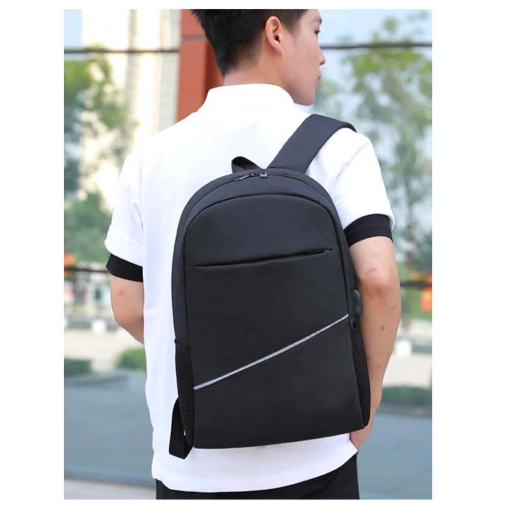 Contemporary Anti-Theft Laptop Backpack with USB Charging Port