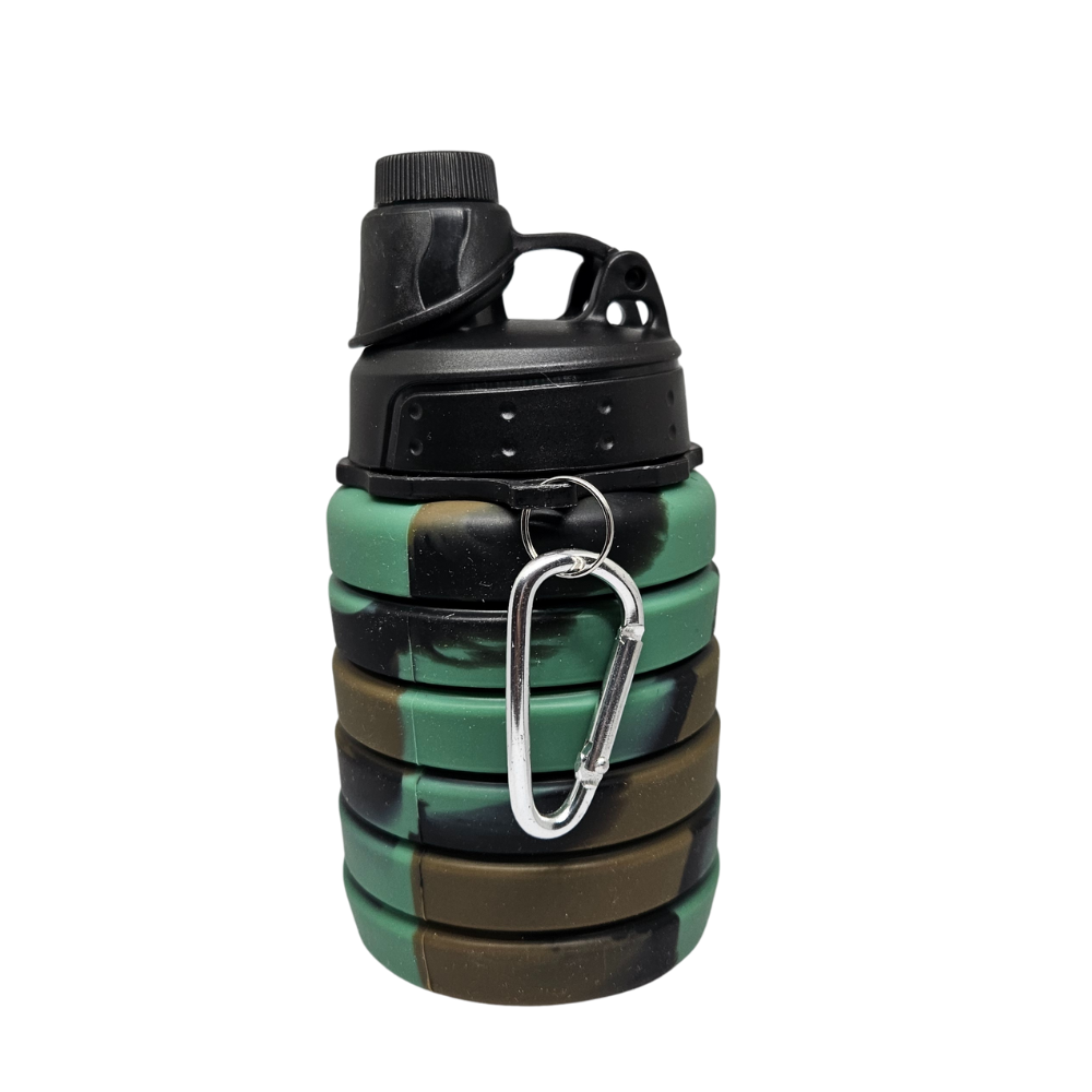 Collapsible Silicone Water Bottle 500ml