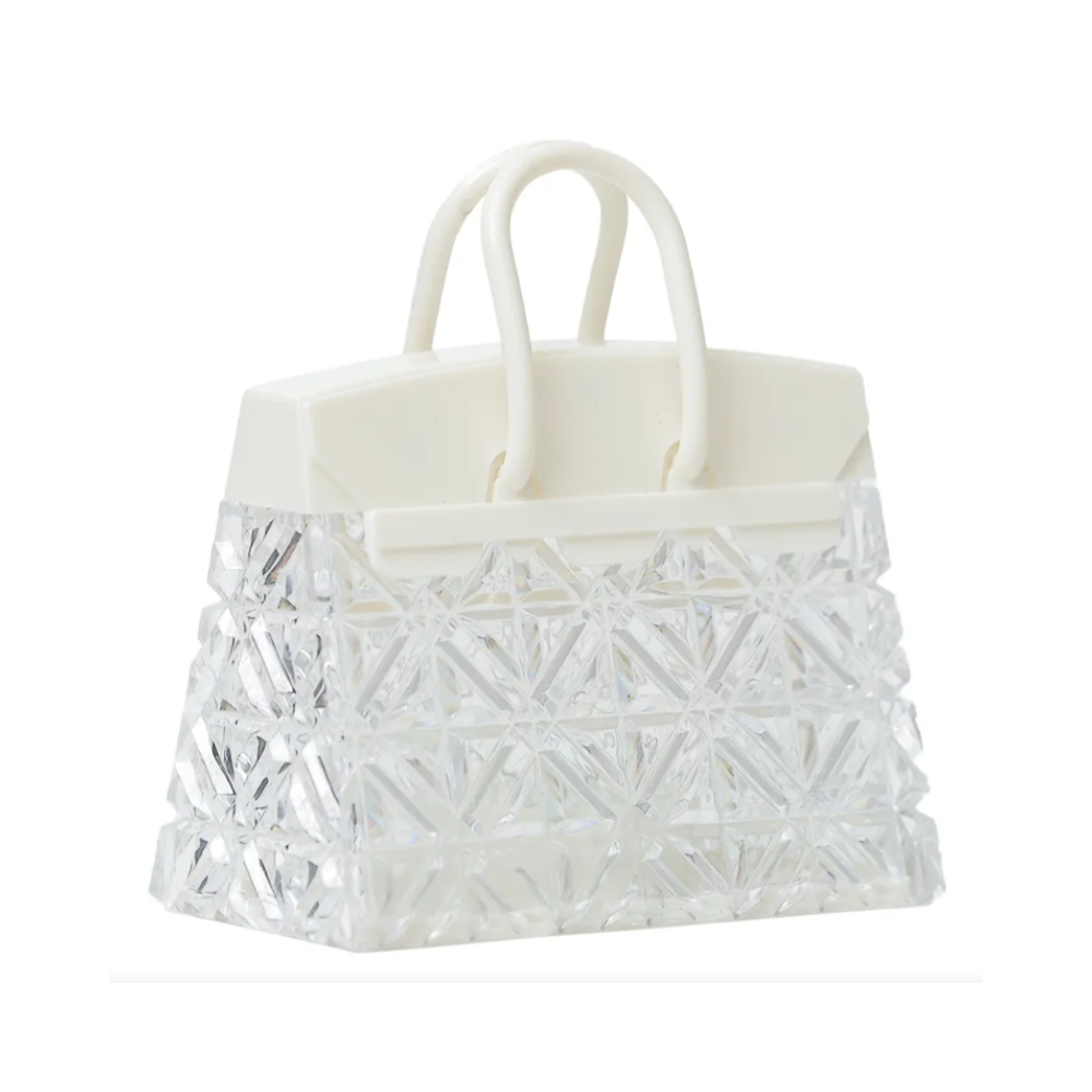 Crystal Handbag LED Night Light – Mini Decorative Mood Lamp for Bedroom, Shelves & Gifts (6.5 x 11.5 x 13.5cm)