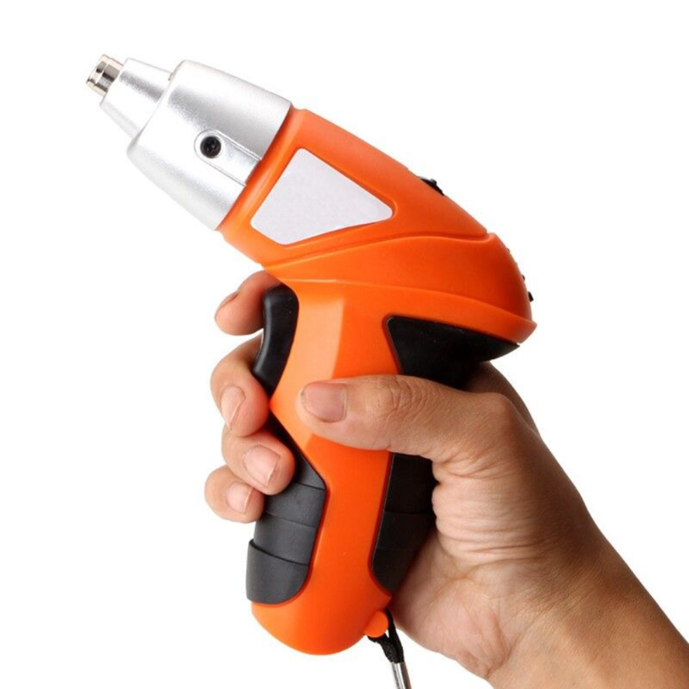 45Pcs 4.8V Rechargeable Electric Cordless Screwdriver Drill Set - Complete Tool Kit