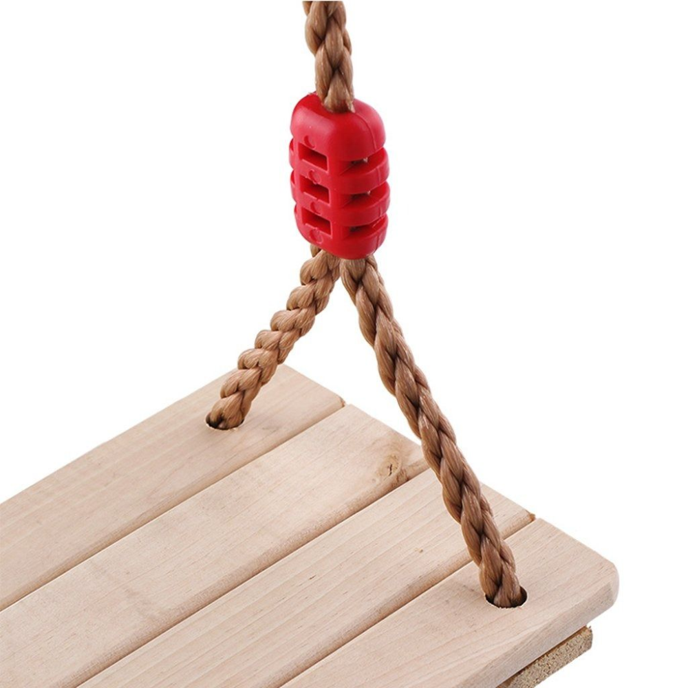 Rope Wooden Flat Swing Seat