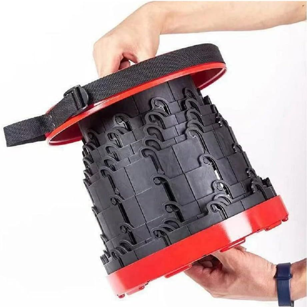 Retractable Portable Camping Folding Stool - Lightweight Collapsible Outdoor Seat