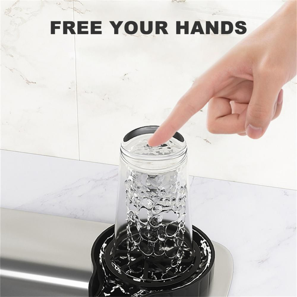 Automatic Glass Rinser for Kitchen Sink