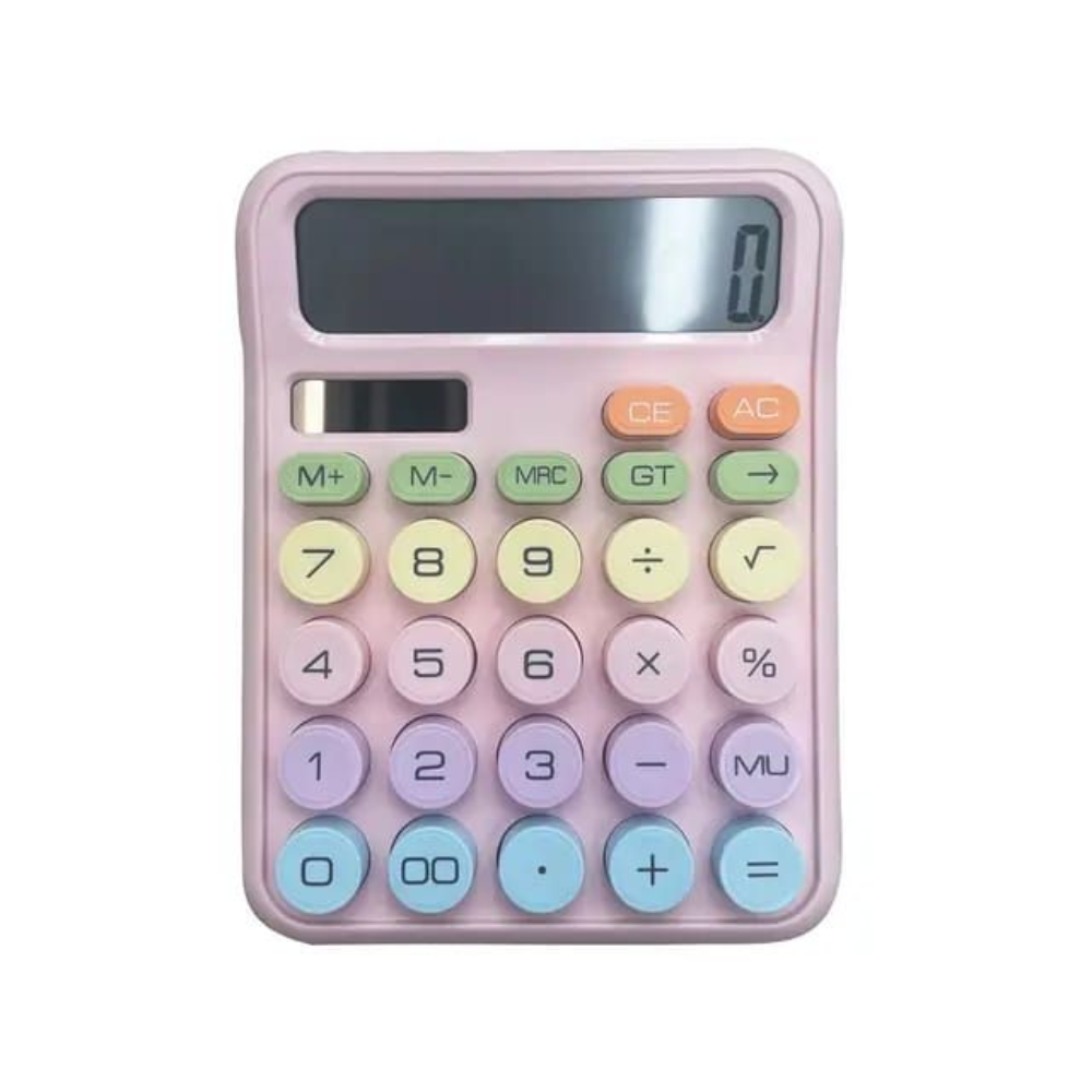Eco-Friendly Solar Calculator with Battery Backup