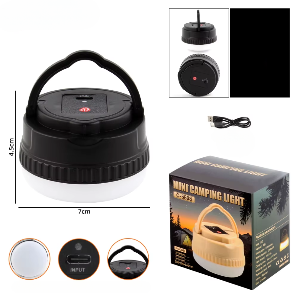 Mini USB Rechargeable Camping Light