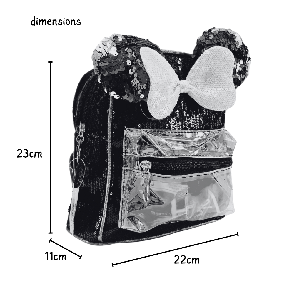 Girls Sequin Glitter Backpack