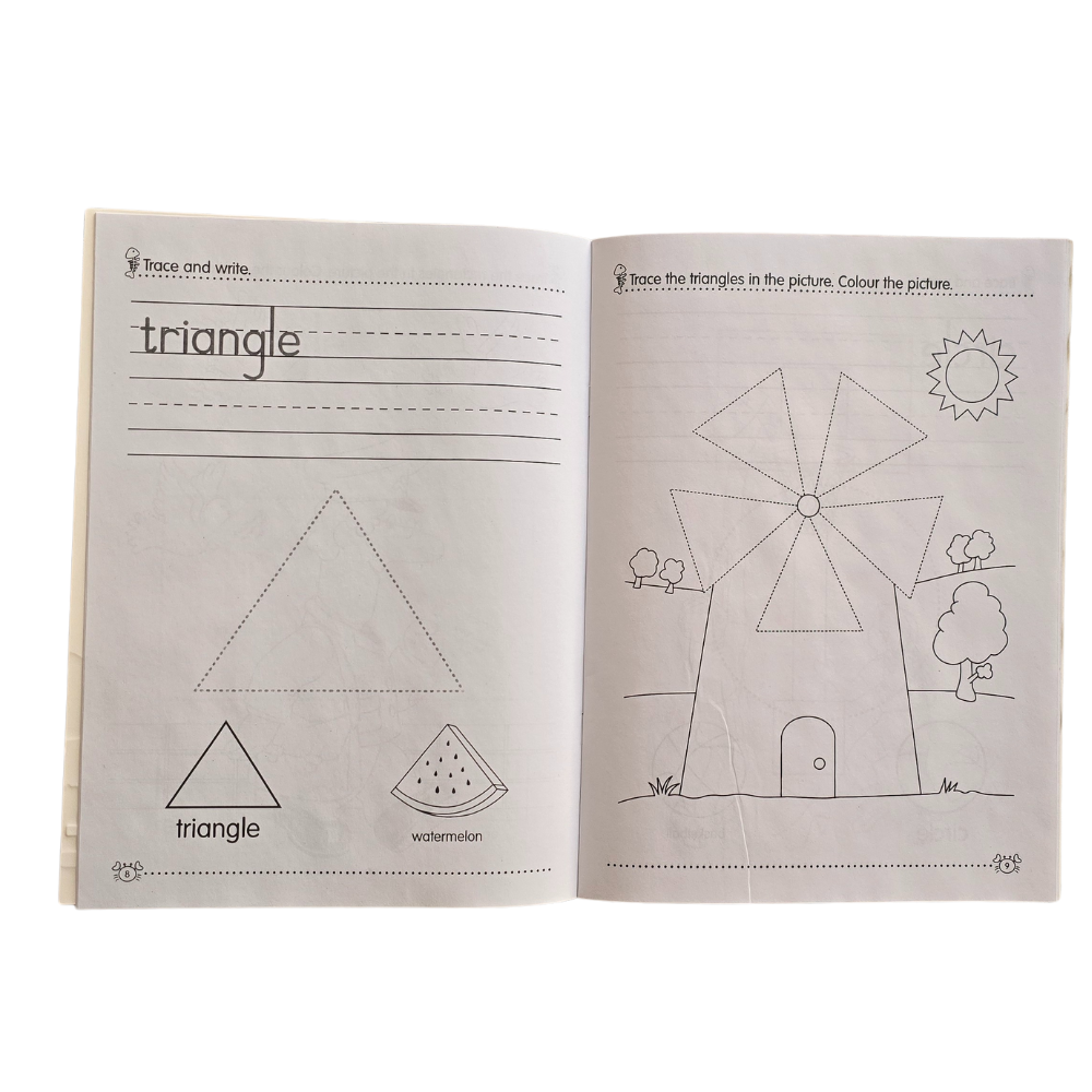Mickey Mouse & Minnie Mouse Shapes Workbook - Learn & Play Educational Activity Book