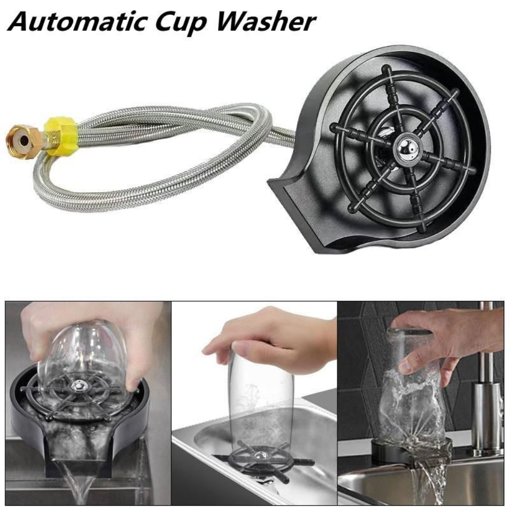 Automatic Glass Rinser for Kitchen Sink