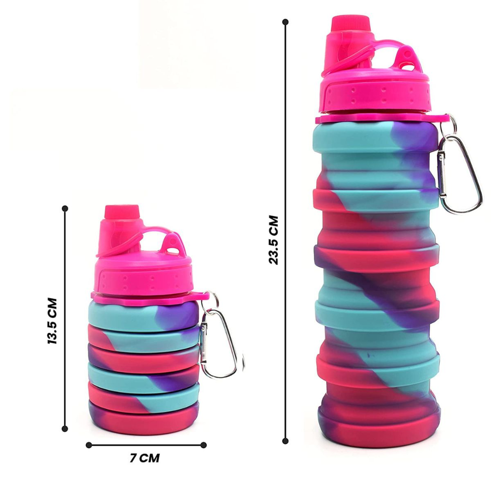 Collapsible Silicone Water Bottle 500ml