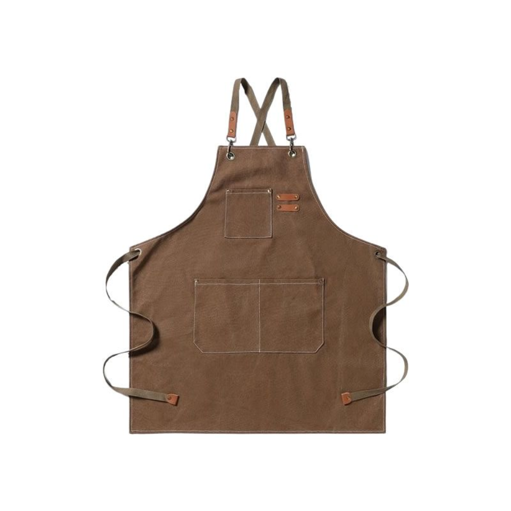 Premium Cotton Canvas Cross-Back Apron