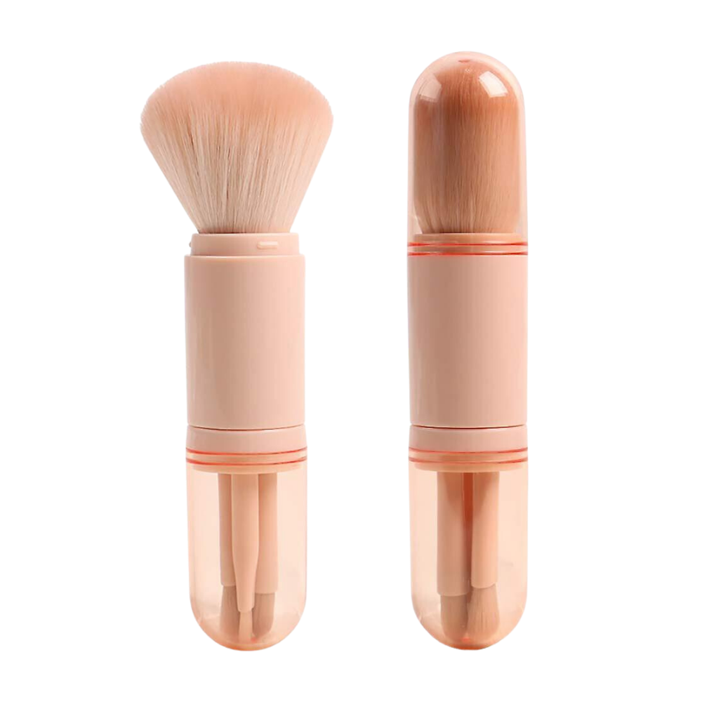 4-in-1 Travel Makeup Brush Set