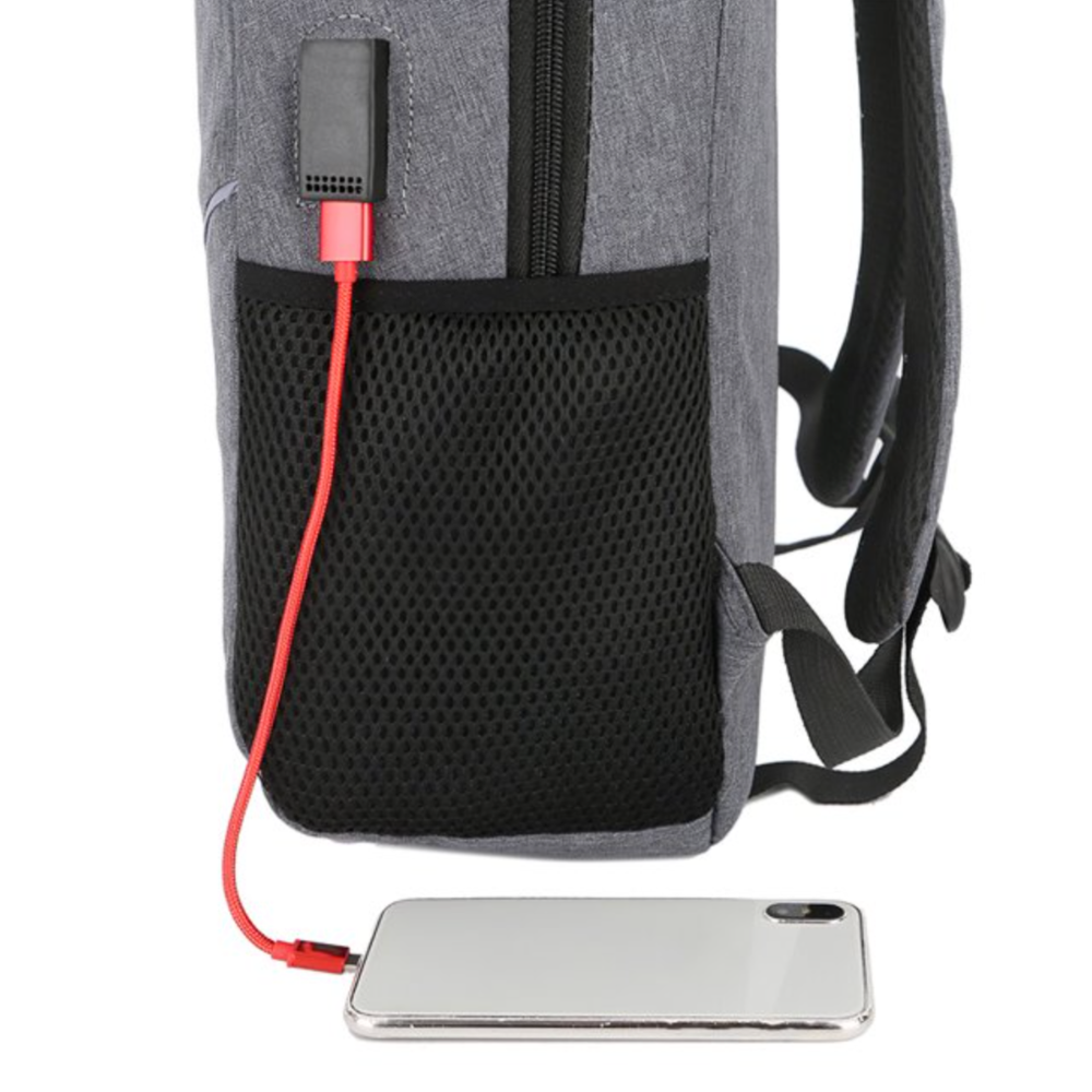 Contemporary Anti-Theft Laptop Backpack with USB Charging Port