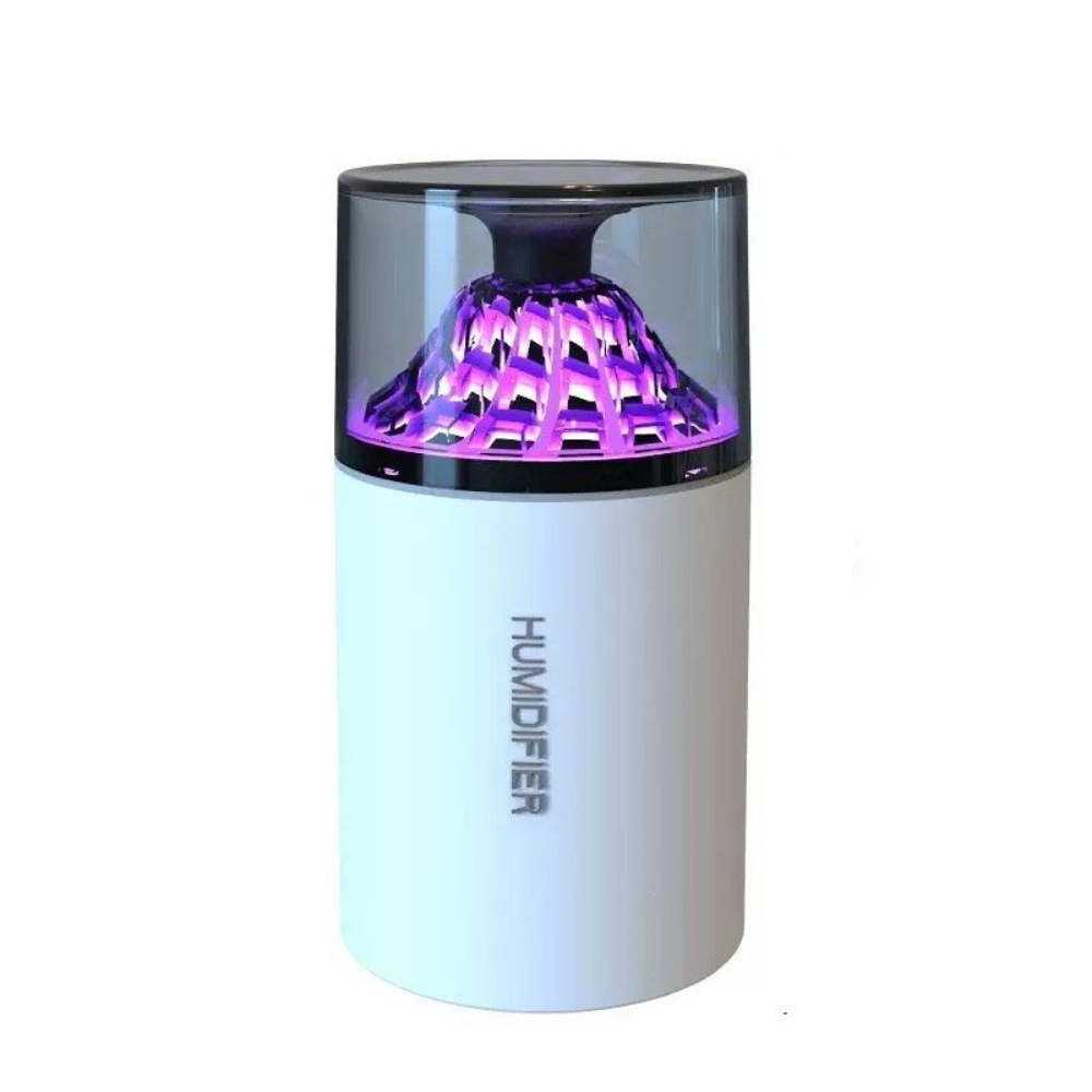 Portable Mini Volcano Humidifier - 400ml USB Desktop with Colorful LED Night Light