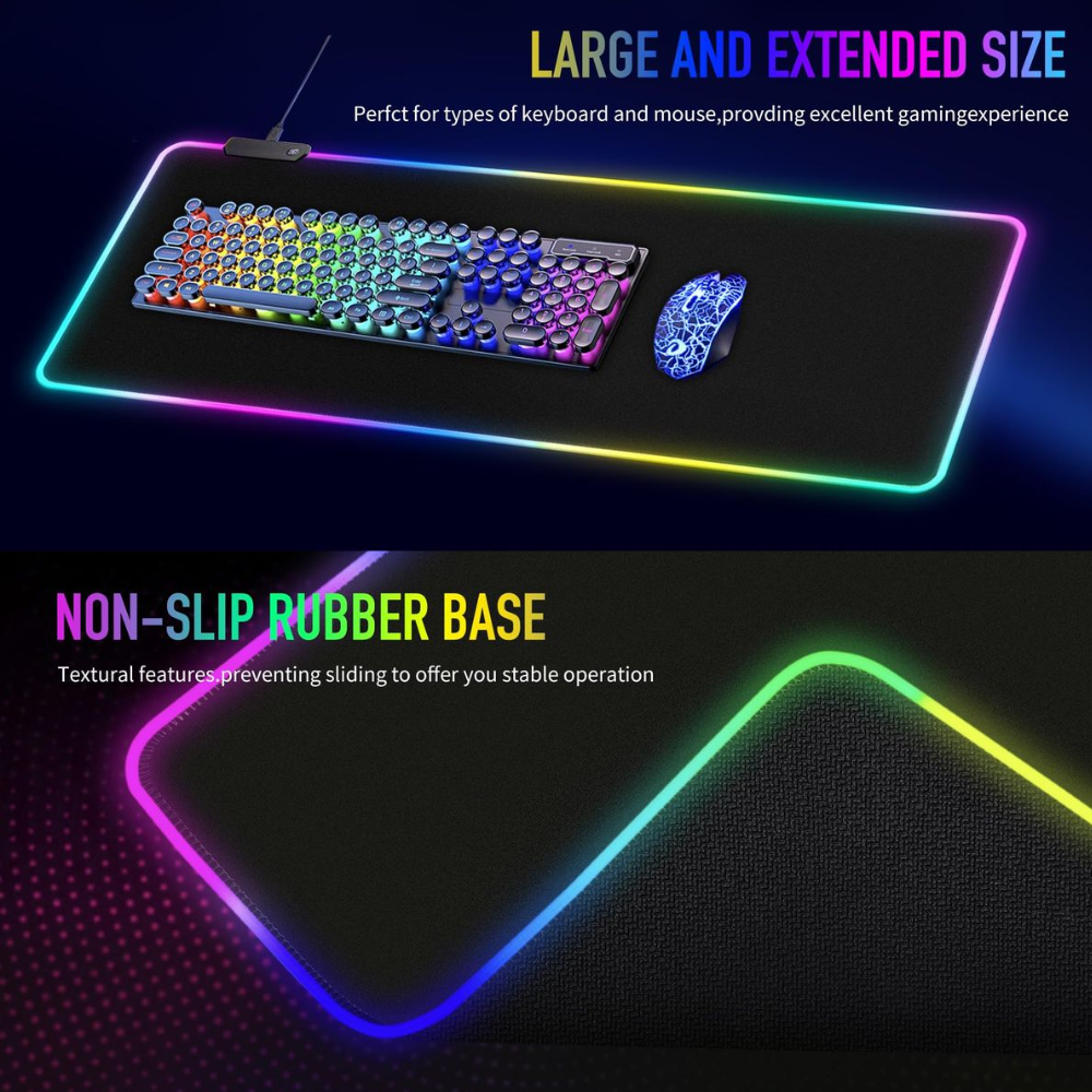 RGB XL Gaming Mouse Pad – 90x40cm