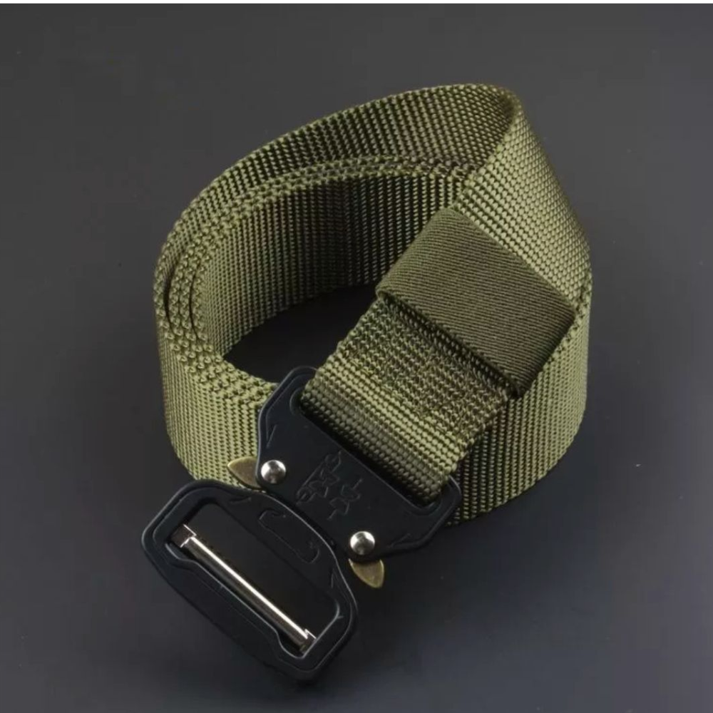 Tactical Belt Quick Release - Heavy Duty Nylon Belt with Zinc Alloy Buckle