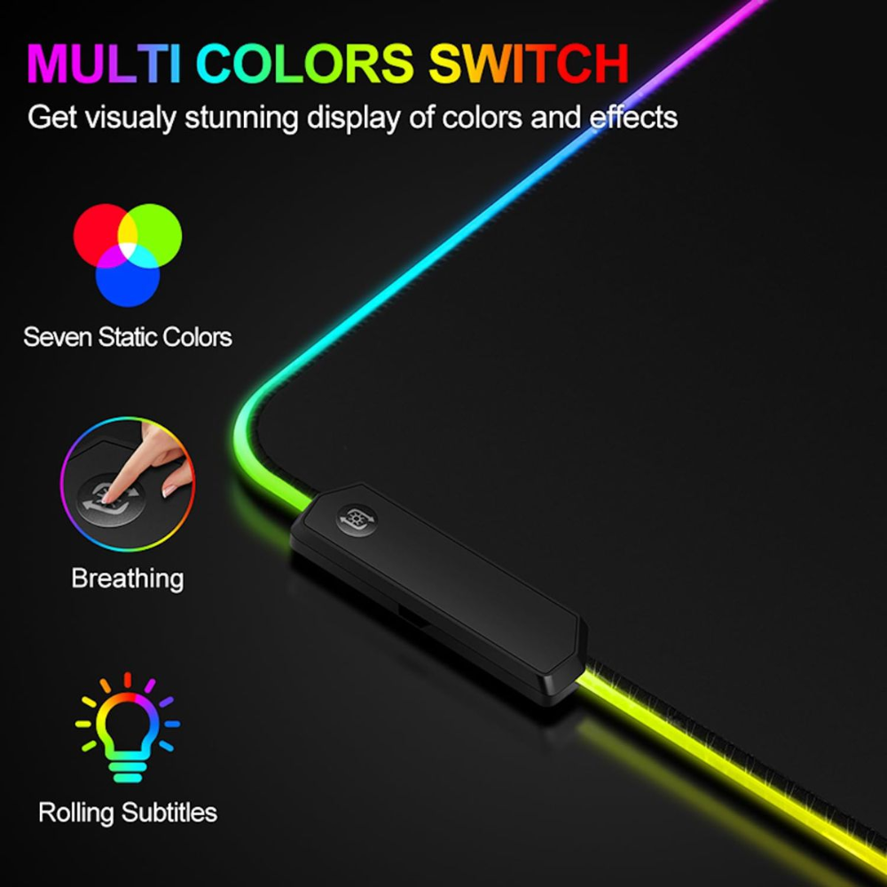 RGB XL Gaming Mouse Pad – 90x40cm