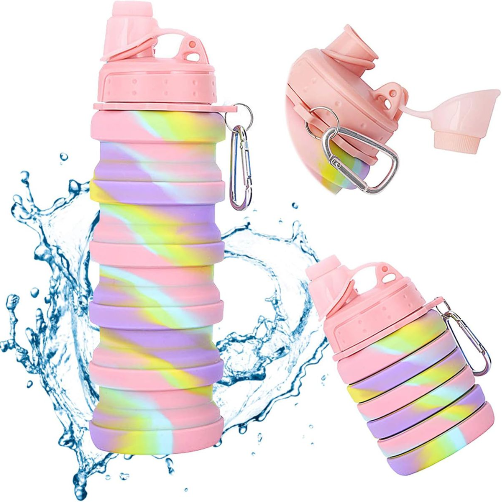 Collapsible Silicone Water Bottle 500ml