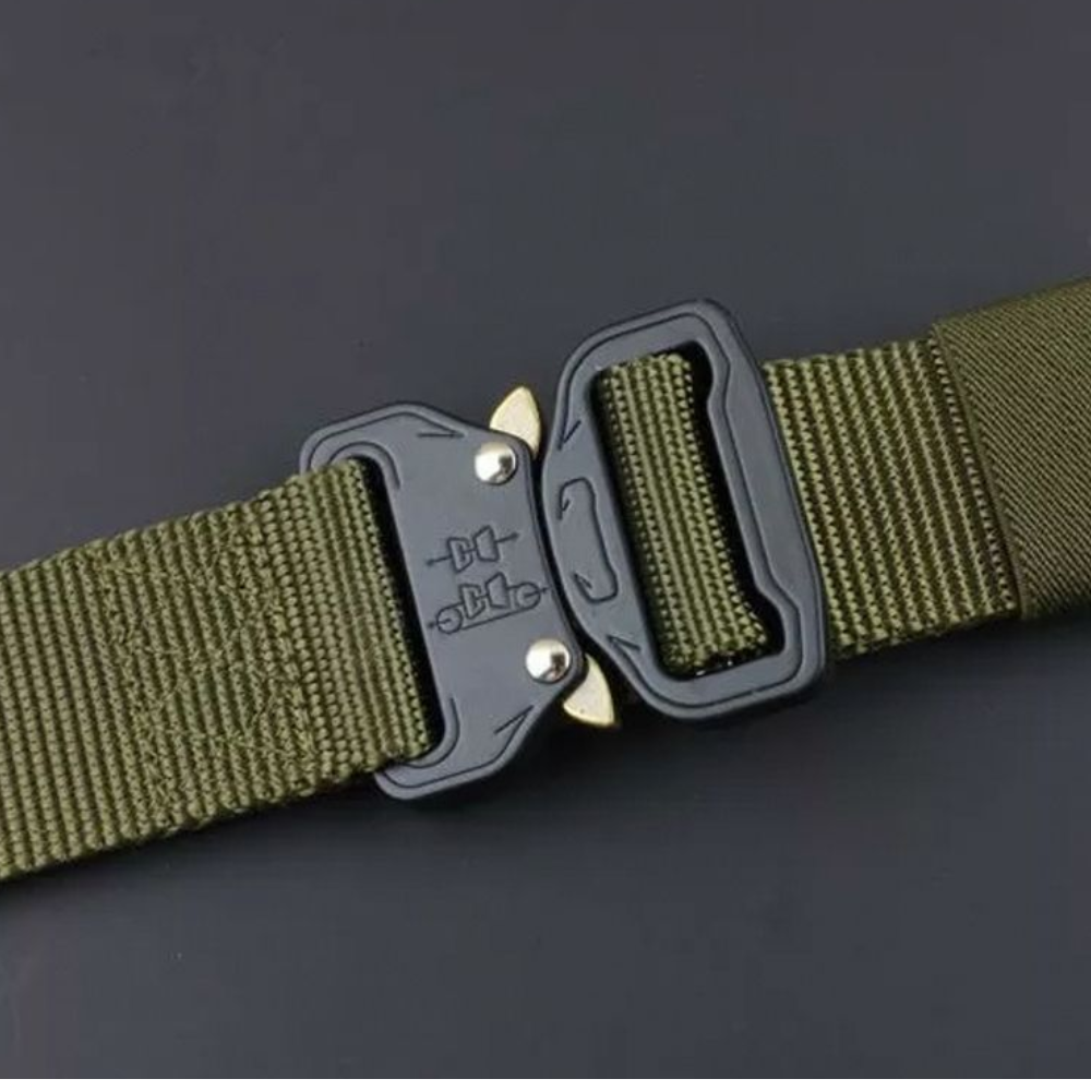 Tactical Belt Quick Release - Heavy Duty Nylon Belt with Zinc Alloy Buckle